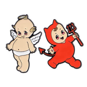 Adorable Angel Devil Enamel Pin Set